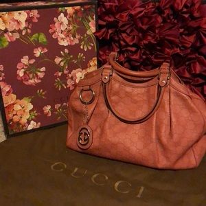 Authentic leather Gucci Sukey Medium Tote 👜